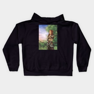 Archery bg Kids Hoodie